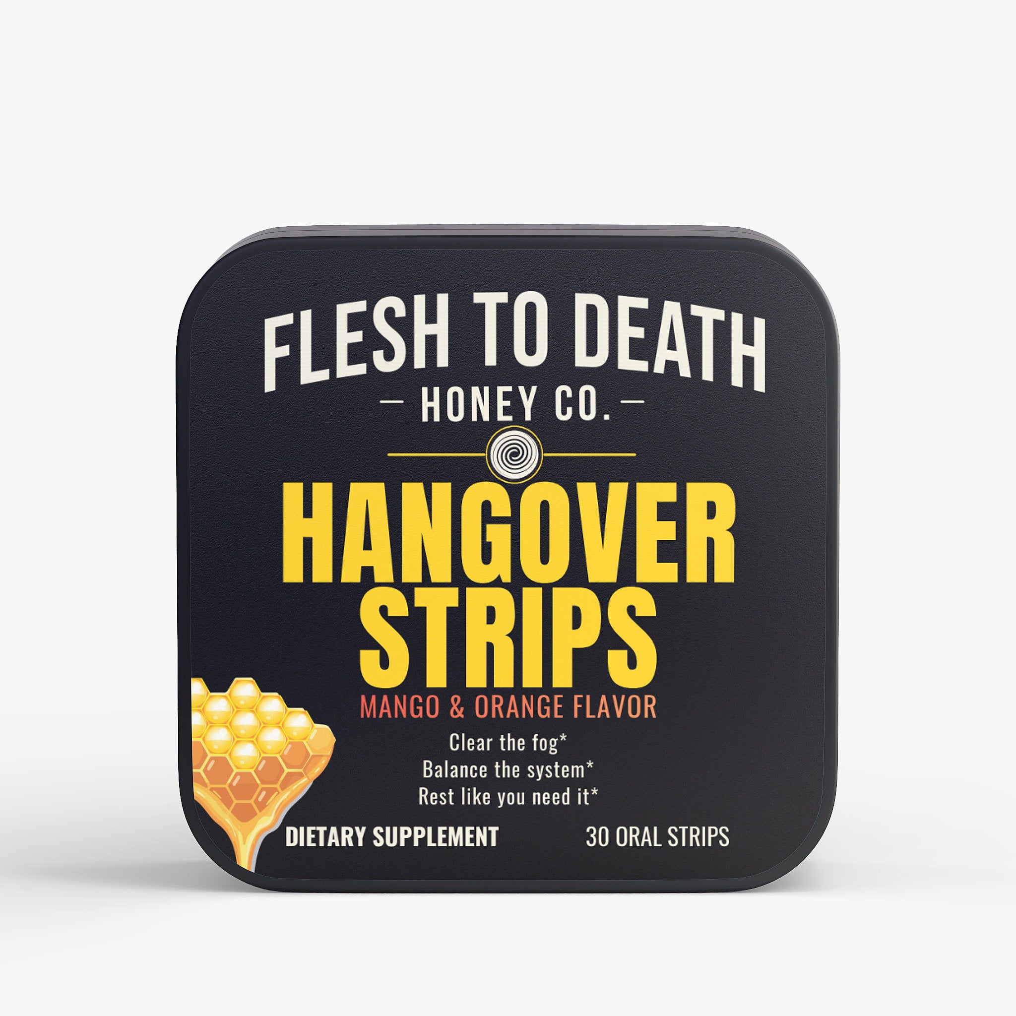 Bad Decisions Heavyweight Biker T-Shirt | Flesh to Death Honey