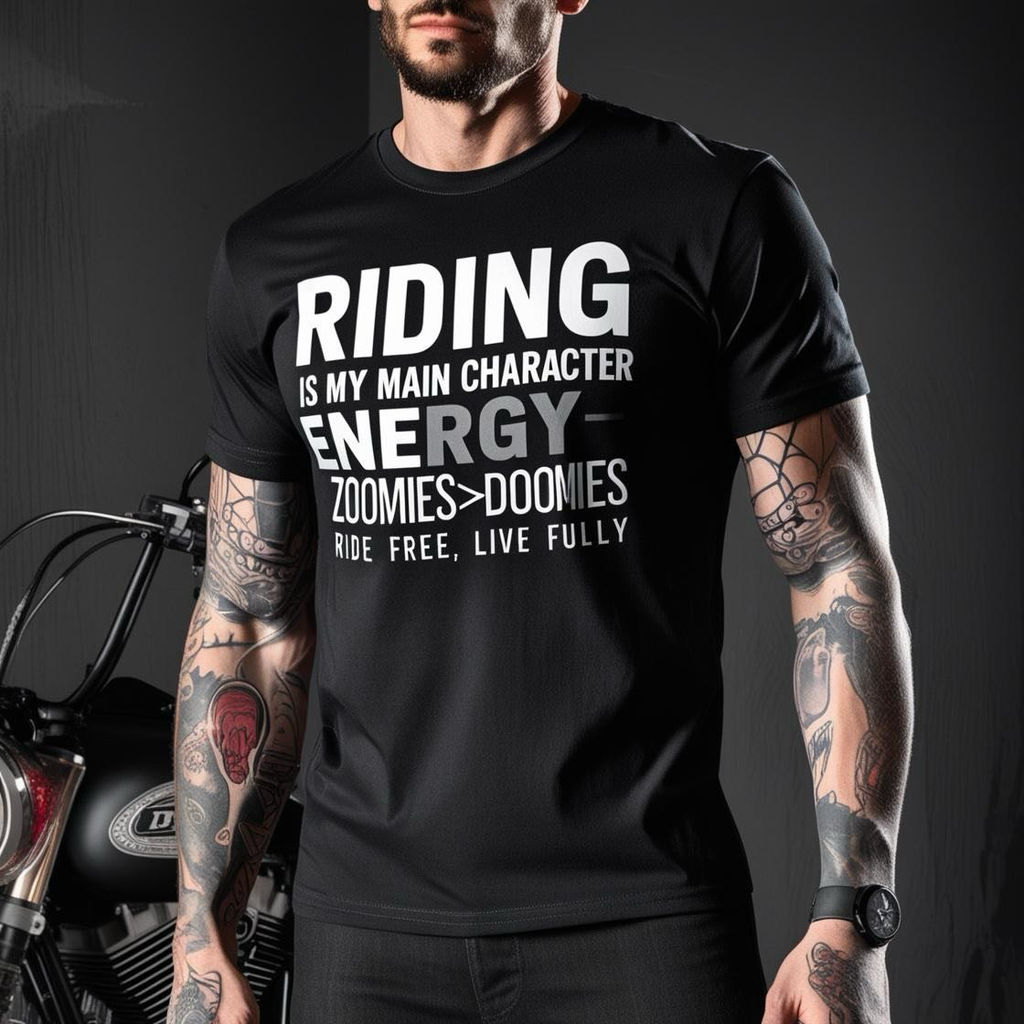 Riding is my main character energy - heavyweight crew